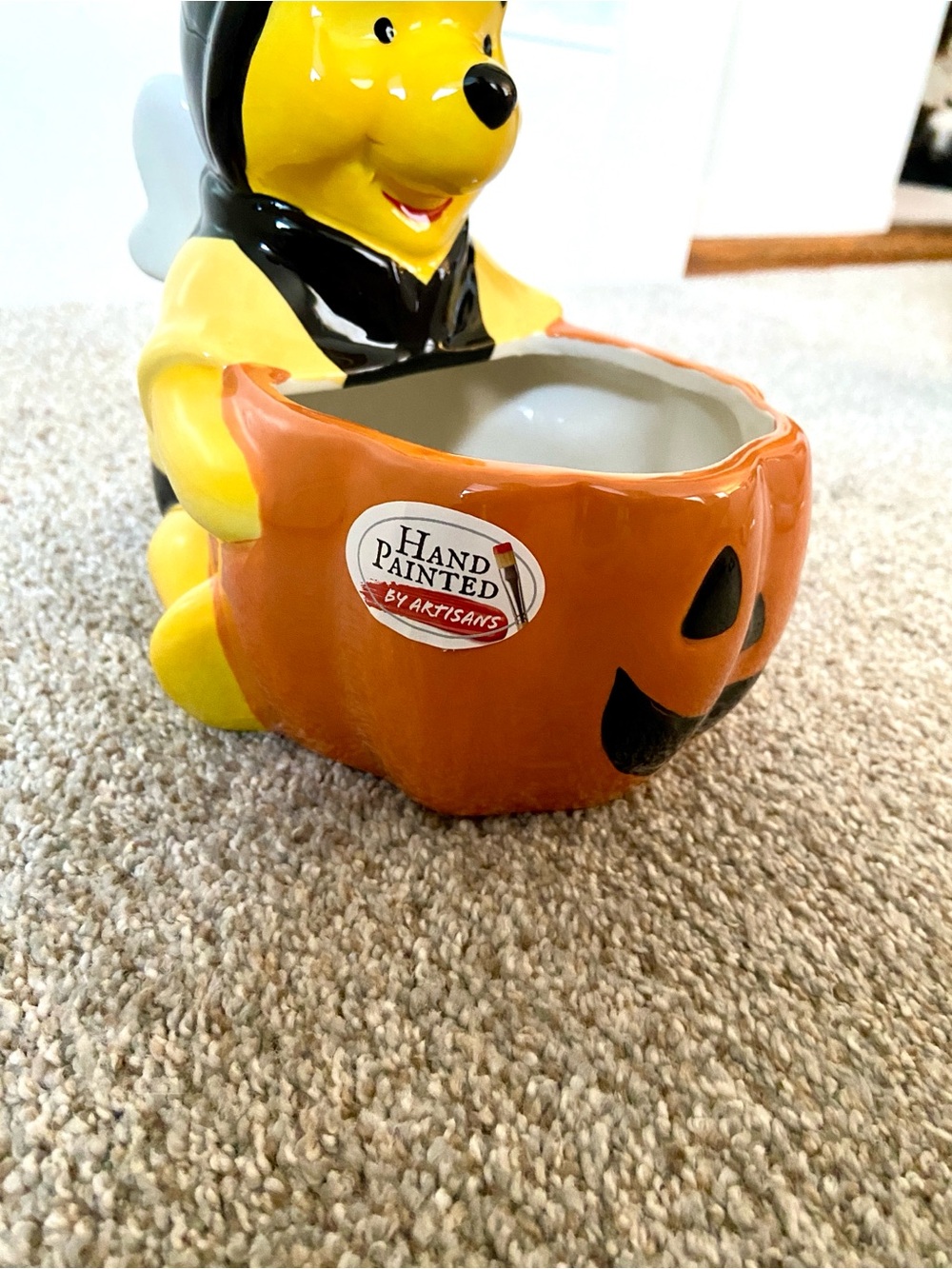 NWT Disney Winnie the Pooh Bumble Bee Halloween Candy Dish Bowl - Picture 10 of 15